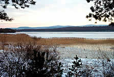 Loch Davan in winter